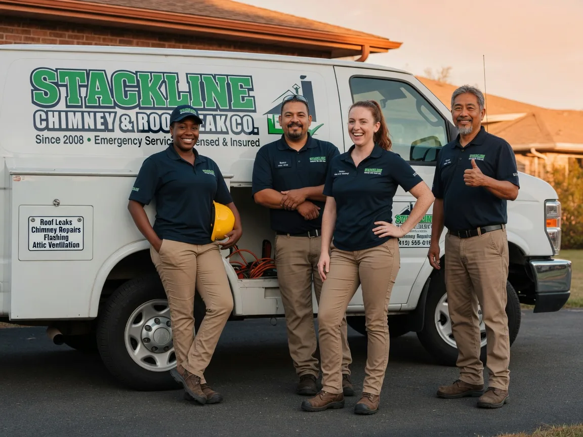 Chimney flashing repair company in Evansville, WY